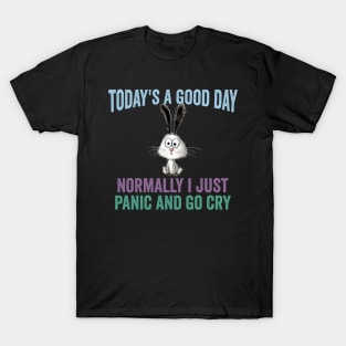 A Good Not a Normal Day funny sarcastic vintage design T-Shirt